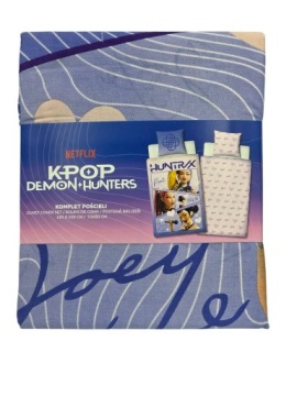 K-POP Demon Hunters Комплект постільної білизни бавовняної 160x200 см 70x80 см Постільна білизна
