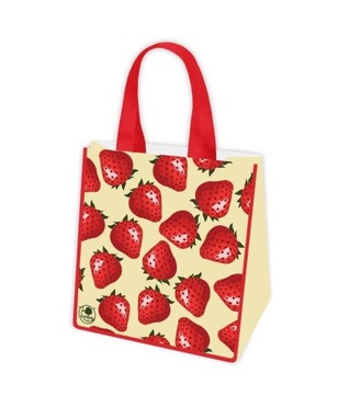 Torba na zakupy GAM 36X34X20 truskawki EKOLOGICZNA