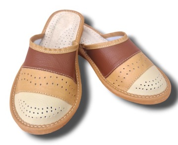 Женские кожаные шлепанцы 36-41