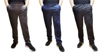 MĘSKIE CIENKIE i LEKKIE SPODNIE DRESOWE 8XL