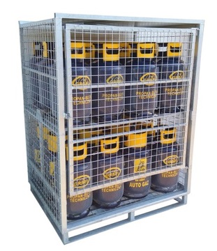 * ПОДДОННАЯ СТОЙКА ДЛЯ ГАЗОВЫХ БАЛЛОНОВ 24x11 кг 9x33 кг НЕТТО