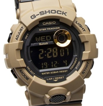 SPORTOWY ZEGAREK CASIO G-SHOCK GBD-800UC-5ER DO BIEGANIA I PŁYWANIA LED BOX