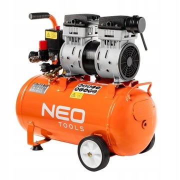 NEO TOOLS Kompresor bezolejowy 24L 12K021
