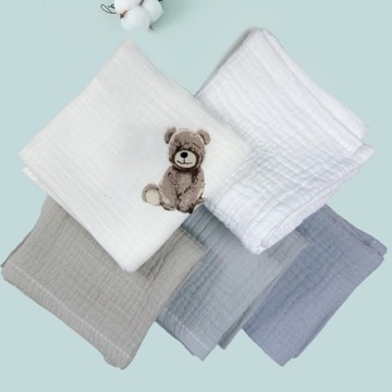Подгузники Plumeri Muslin, набор из 10 цветов, 50х30 см.