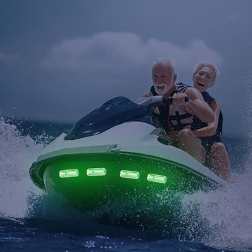 ЗЕЛЕНЫЕ ПОДВОДНЫЕ СВЕТОДИОДНЫЕ ФОНАРНЫЕ СВЕТИЛЬНИКИ ДЛЯ ЯХТЫ POINTON BOAT АКВАРИУМ