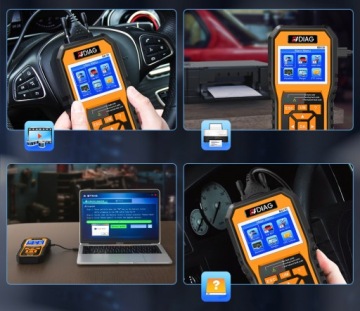 TESTER INTERFEJS SKANER DIAGNOSTYCZNY OBD2 und MIERNIK DO AKUMULATOROW 6V 12V | thumb 10