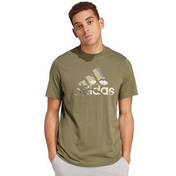 ADIDAS CAMO IR5830 T-SHIRT MĘSKA KOSZULKA BAWEŁNIANA ZIELONA