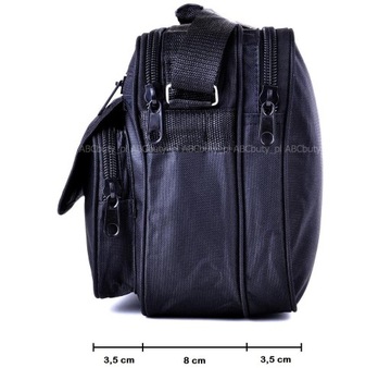 ЧЕРНАЯ МУЖСКАЯ СУМКА НА ПЛЕЧЕ С КЛАПАНОМ НАСТЕННАЯ СУМКА C4