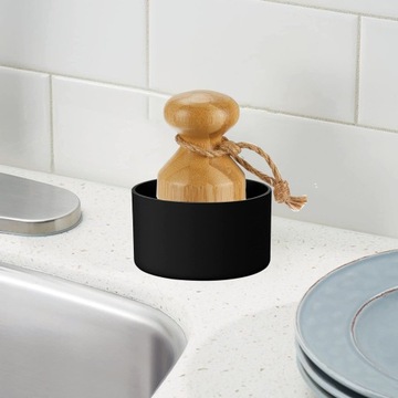 Стиль № 2. Бамбуковая кисть для кухонной мыльницы.