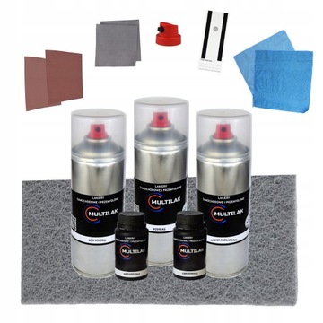 DUŻY ZESTAW NAPRAWCZY LAKIER SAMOCHODOWY SPRAY SET Daewoo 73L