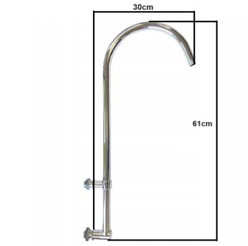Штанга с трубкой для тропического душа в гидромассажной душевой кабине
