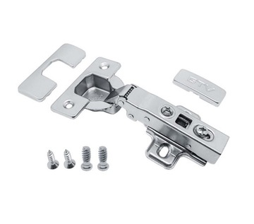 Мебельная петля с плавным закрыванием GTV + направляющая ZM-ECHC09ZEO