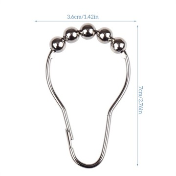 3 крючка для занавесок для душа (несколько) Великобритании