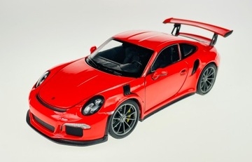 WELLY PORSCHE 2016 911 GT3 RS ОРАНЖЕВЫЙ 1:24 НОВАЯ МЕТАЛЛИЧЕСКАЯ МОДЕЛЬ