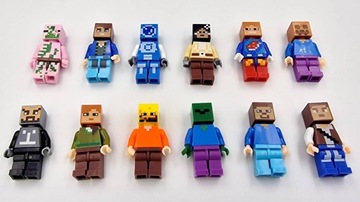 НАБОР ФИГУРОК MINECRAFT ИЗ 12 АКСЕССУАРОВ