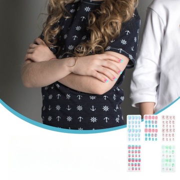 КЛЕЙ ДЛЯ ДЕТСКОГО УКРАШЕНИЯ НОГТЕЙ ДЛЯ НАКЛОННЫХ НОГТЕЙ ДЕТСКИЙ SUITE ШТ. 5 КОРОБОК/120 ШТ.