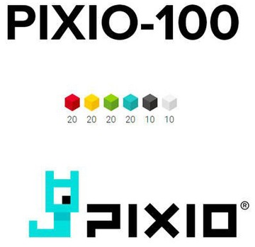 МАГНИТНЫЕ БЛОКИ PIXIO 100 ШТ. ДИЗАЙН-СЕРИЯ