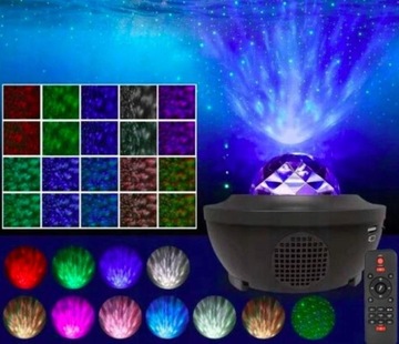 Звездный проектор Звездный светодиодный RGB ночник + пульт дистанционного управления