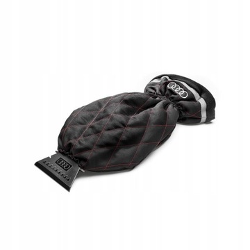 SKROBACZKA DO SZYB Z RĘKAWICĄ AUDI CZARNA