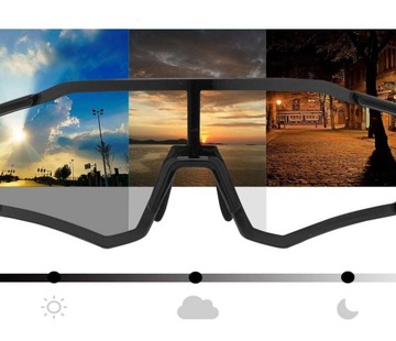 ROCKBROS СПОРТИВНЫЕ ВЕЛОСИПЕДНЫЕ ОЧКИ ДЛЯ ВЕЛОСИПЕДНОЙ ЕЗДЫ ФОТОХРОМНЫЕ ФОТОХРОМНЫЕ UV400