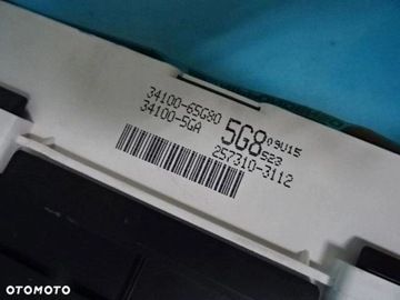 PŘÍSTROJOVÁ DESKA BUDÍK SUZUKI BALENO 3410065G80 / 341005GA NR637