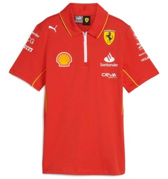 Koszulka polo damska Scuderia Ferrari F1 Team 2024 r.XL