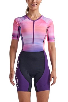 Kombinezon do triathlonu damski 2XU Aero Sleeved Trisuit WT6431d r.L