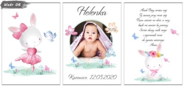 Метрика с фото 3 плакаты молитва A4