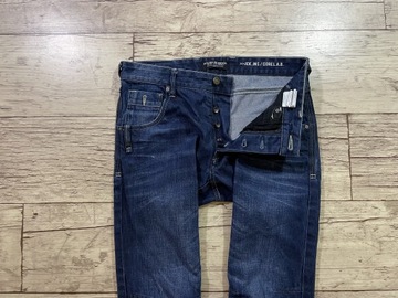 JACK&JONES BOXY Spodnie Męskie Jeans IDEAŁ W32 L32 pas 88 cm