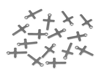 Zawieszka krzyżyk krzyż wisiorek 10x16mm
