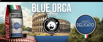 LA STORIA GUSTO DELICATO КОФЕ В ЗЕРНАХ 1кг, СВЕЖЕОБЖАРЕННЫЙ - КОФЕ СИНИЙ ORCA