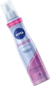 NIVEA PIANKA DO WŁOSÓW 150 ml DIAMOND GLOSS