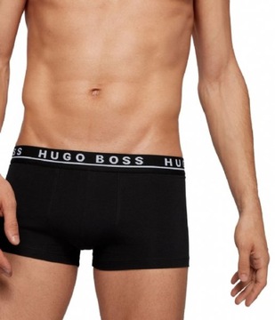 HUGO BOSS bokserki męskie komplet 3 PAK NERO M