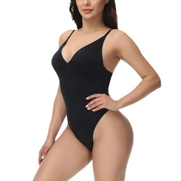 Damskie body Shapewear w kształcie litery T. Piękne, rozciągliwe koszulki na co dzień