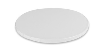 Podkład pod tort, okrągły - gruby, biały, 30 cm
