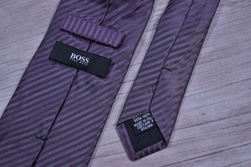 HUGO BOSS Krawat 100% Silk Jedwabny 150cm 8cm