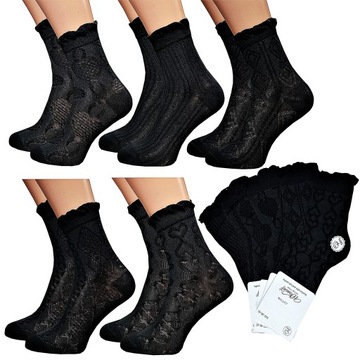 5 x SKARPETY DAMSKIE BAWEŁNIANE BAWEŁNA PREMIUM 35-39