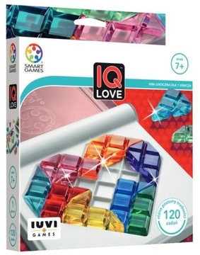 Smart Games IQ Love Gra Logiczna 120 zadań 7+