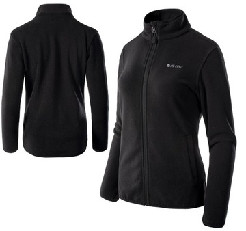 Polar damski bluza polarowa rozpinana sportowa hi-tec ciepły czarny M