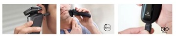 Беспроводная бритва для влажной и сухой уборки Philips + триммер S5889/11
