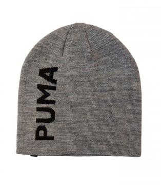 Czapka Puma 02343305 ESS CLASSIC CUFFLESS BEANIE Szara ADULT