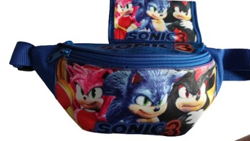 Saszetka Nerka SONIC HEDGEHOG + Portfel Na Prezent