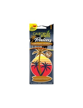 California Scents Coconut Zawieszka do auta 4PACK
