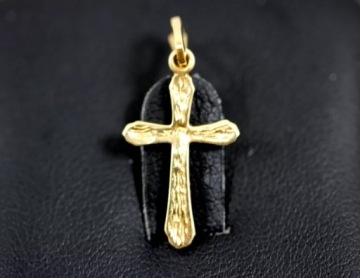 ЗОЛОТОЙ КУЛОН КРЕСТ 585 1.44G