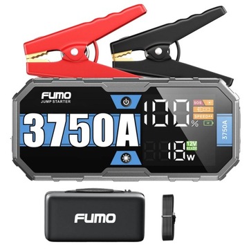 URZĄDZENIE ROZRUCHOWE DO SAMOCHODU 3750A ROZRUCH JUMP STARTER POWERBANK 12V