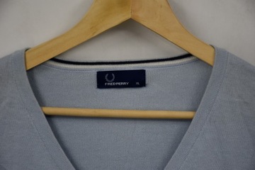 Fred Perry sweter męski XL v-neck