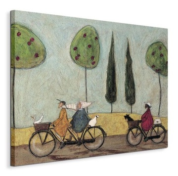 Sam Toft Wycieczka Rowerowa Obraz płótno 50x40 cm