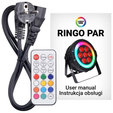 СВЕТ СЦЕНЫ СО СВЕТОДИОДНЫМ КОЛЬЦОМ 4ME RINGO PAR PILOT DMX RGB