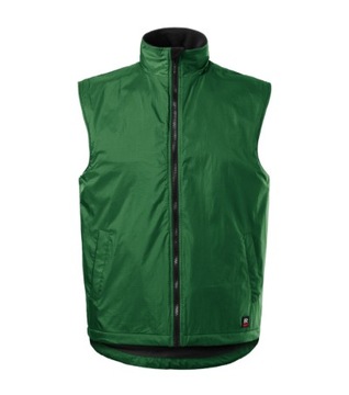 DOPASOWANA kamizelka męska BODYWARMER Rip-Stop Polar Zielona 2XL
