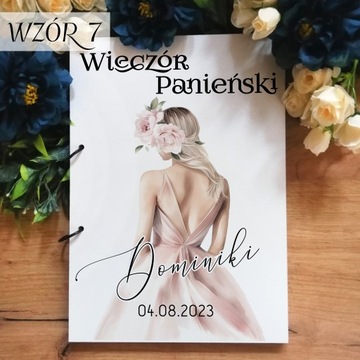 БЕЛЫЙ ФОТОАЛЬБОМ МОСТ ВЕЧЕРИНКА + ИМЯ ДАТА ПОДАРОК ​​СВАДЕБНАЯ КОМАНДА НЕВЕСТЫ